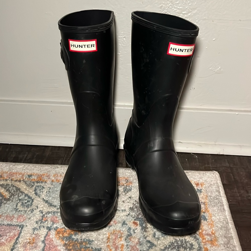Hunter original Women’s rain boots- black, size 9